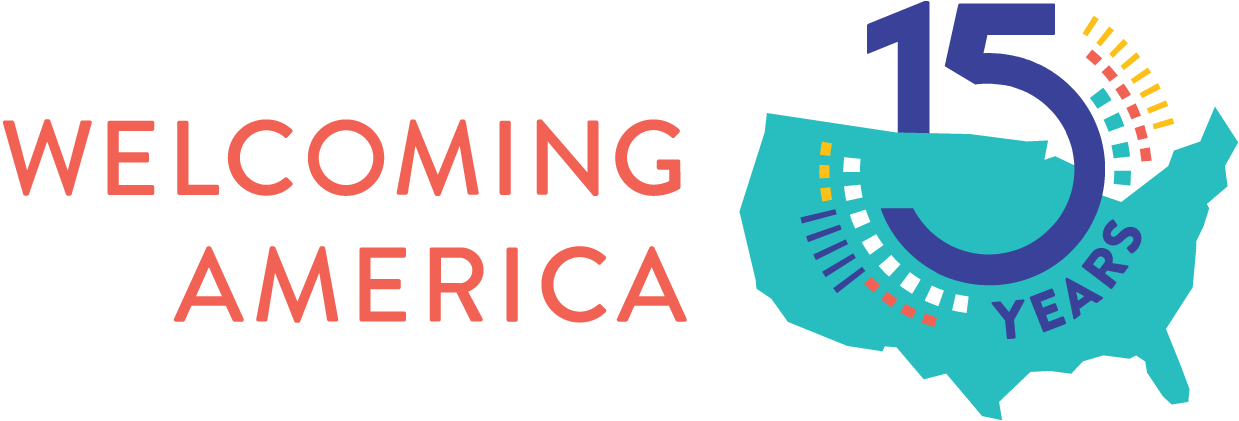 Welcoming America logo 15th anniversary