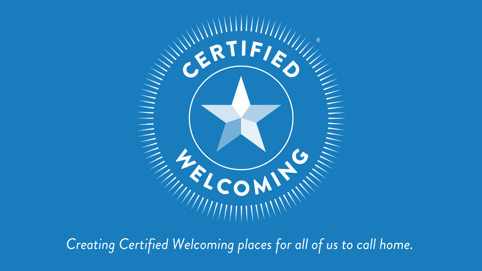 Certified Welcoming Announcement Header