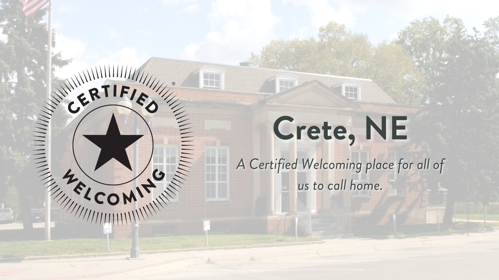 Crete, NE, earns Certified Welcoming designation for its commitment to ...