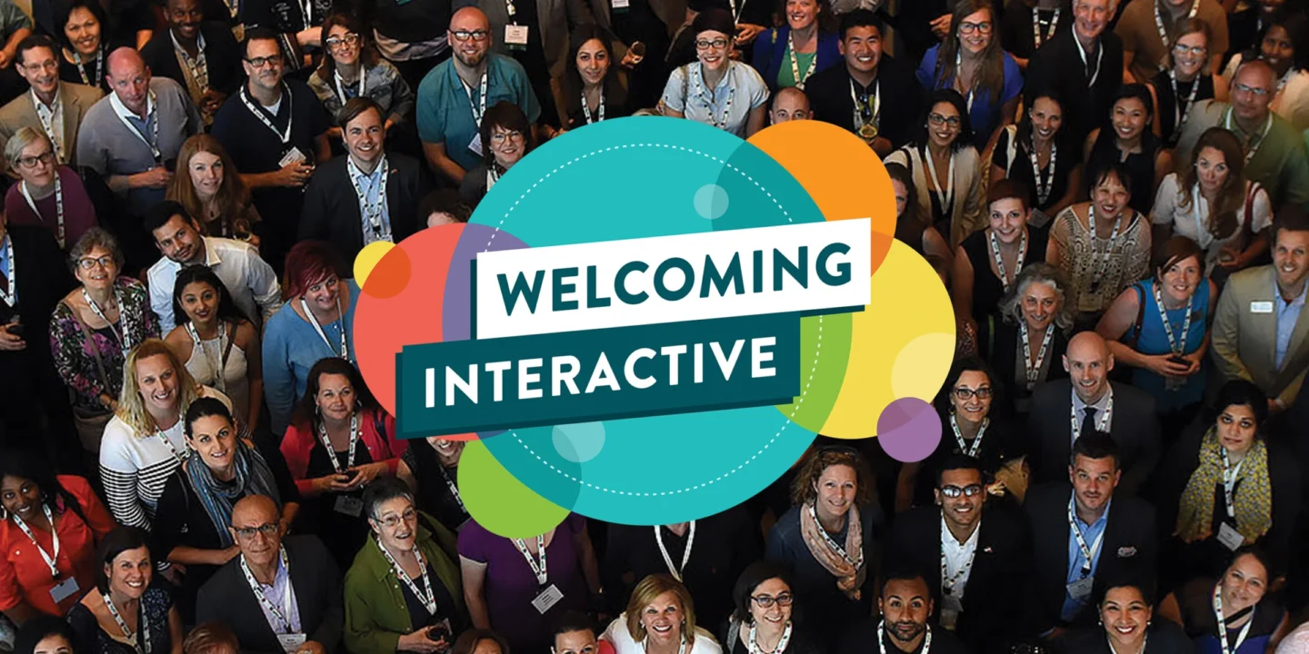 Promotional image for Welcoming Interactive 2025