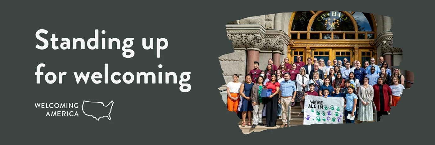 Standing Up for Welcoming header graphic