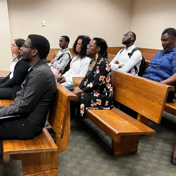 Louisville residents gather at a meeting