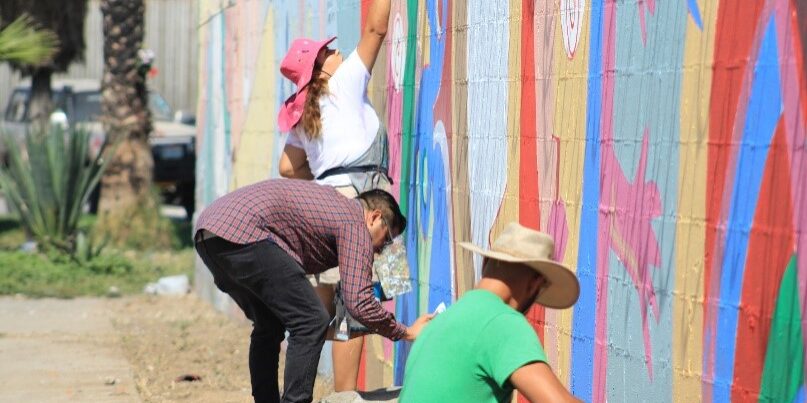 WW Mexico - Community mural - September 9-11 - Tijuana - credit Sin Fronteras